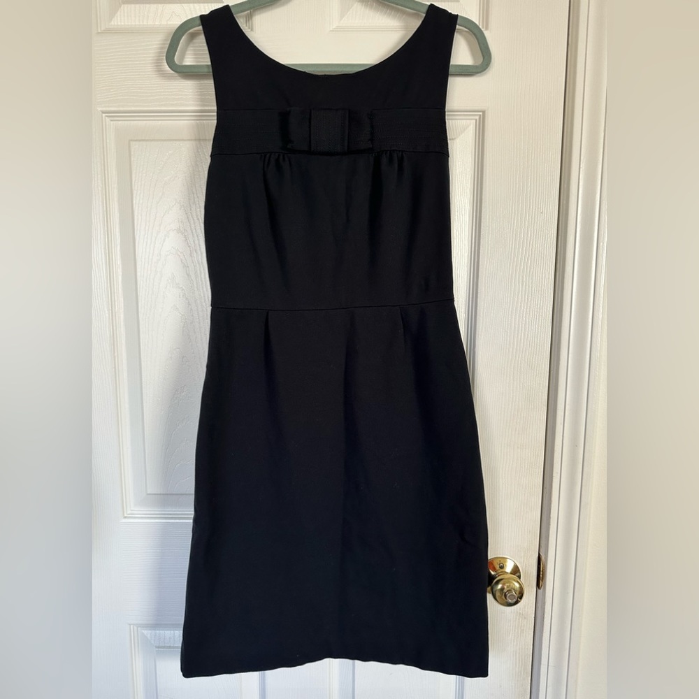 kate spade bow detail little black dress
